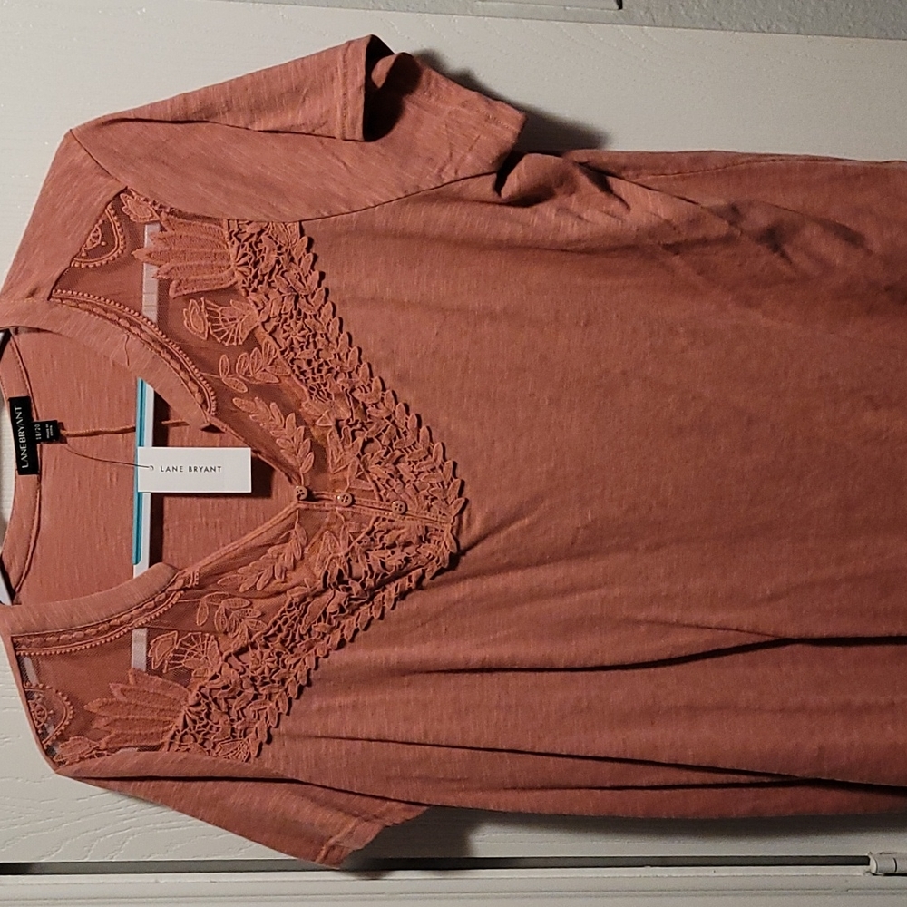 Pink Lace Blouse